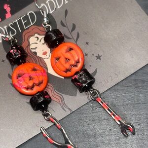 Halloween Pumpkin Earrings